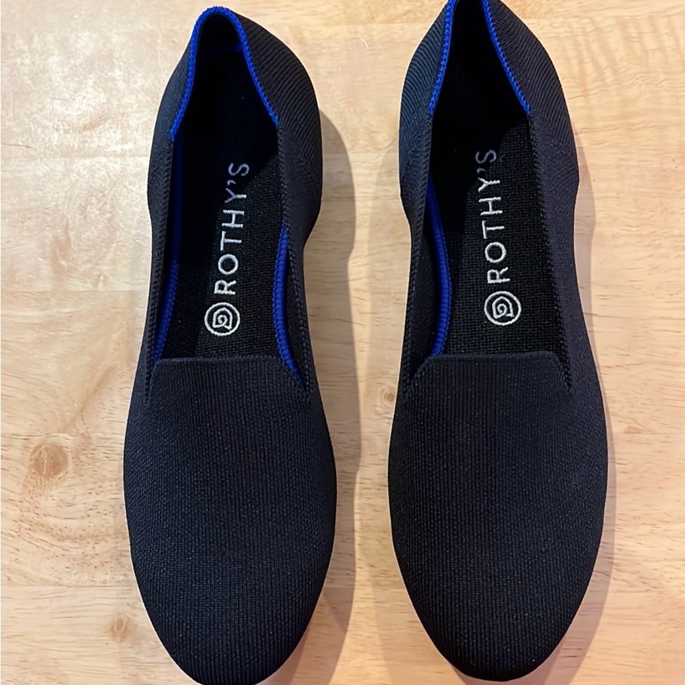 Rothy's Women's Shoes Black Flat Size 10.5 EXC